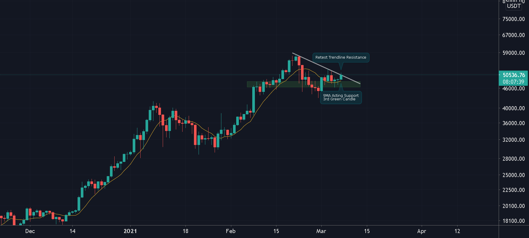 BTC/USDT (Good Sign of Strength?) for BINANCE:BTCUSDT by PolarHusk 1 BTC/USDT (Good Sign of Strength?) for BINANCE:BTCUSDT by PolarHusk
