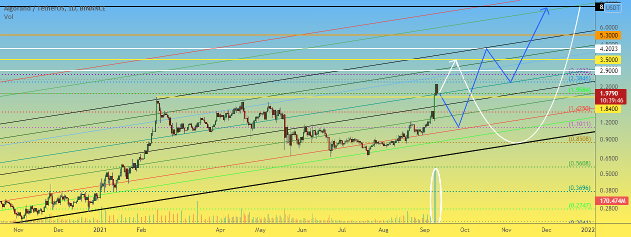 ALGO 1D Watch, read, comment! for BINANCE:ALGOUSDT by P_S_trade 1 ALGO 1D Watch, read, comment! for BINANCE:ALGOUSDT by P_S_trade