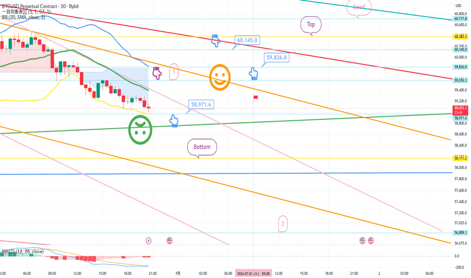 ビットコインチャートと価格 - BTC USD — TradingView