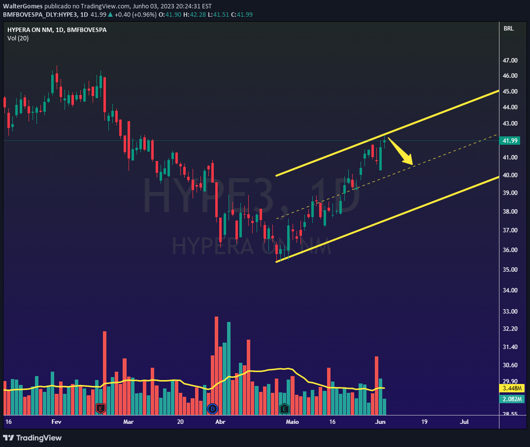 Imagem do Gráfico de Ideias de BMFBOVESPA:HYPE3 por WalterGomes