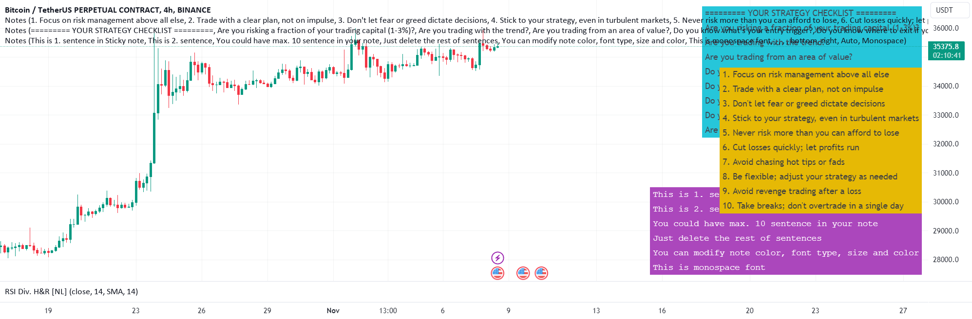 Sticky Notes v1.0 [NL] — Indicator by nikola_nl — TradingView