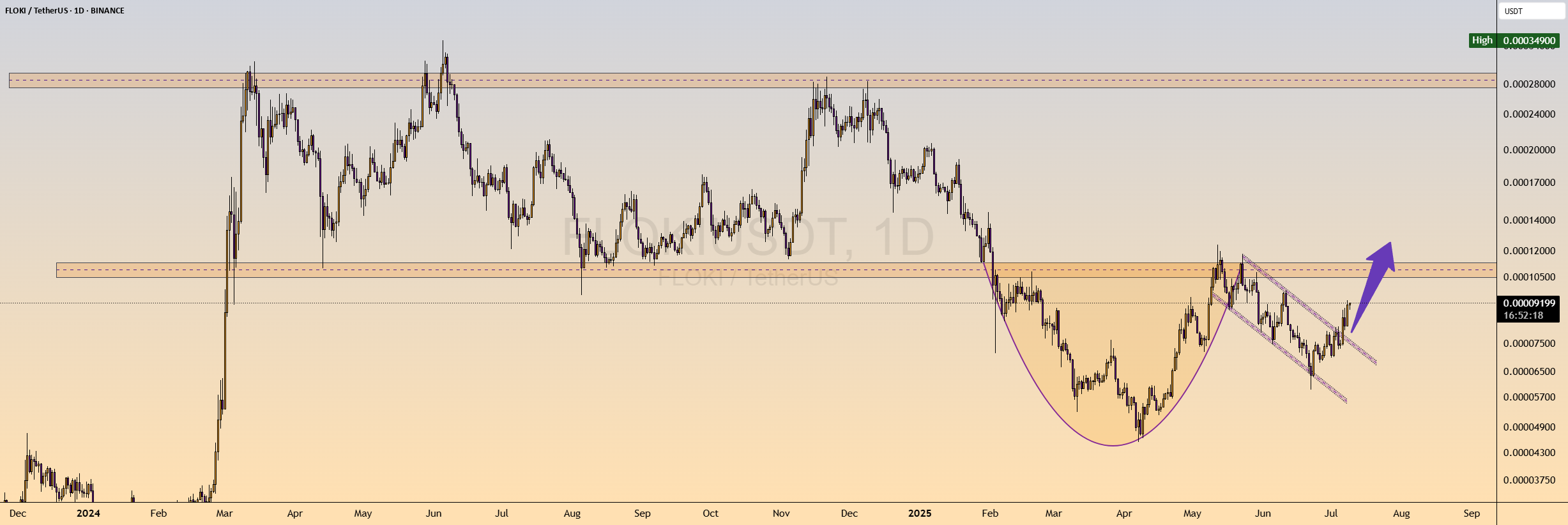 FLOKI / TetherUS Trade Ideas — BINANCE:FLOKIUSDT — TradingView — India India