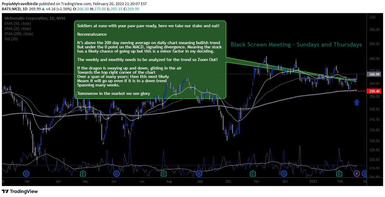 NYSE:MCD Idea Chart Image by PopiaMytravelbirdie