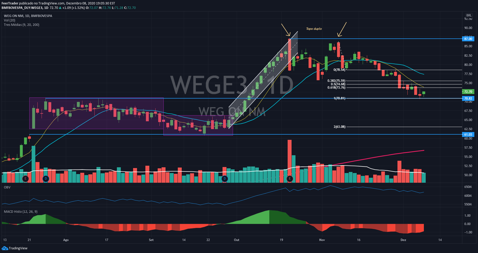 Imagem do Gráfico de Ideias de BMFBOVESPA:WEGE3 por FeerTrader