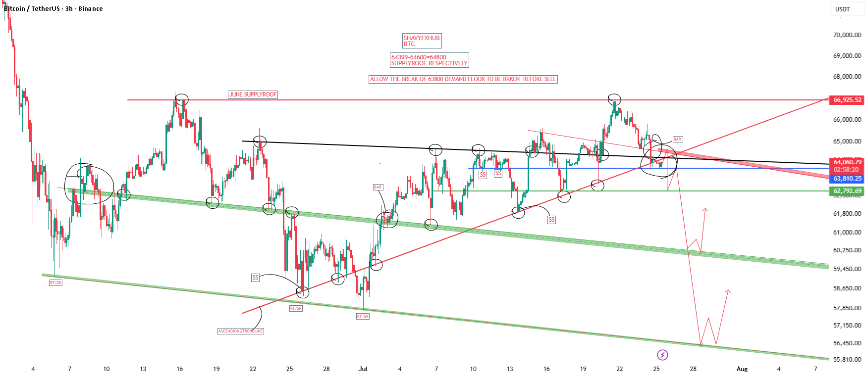 BITCOIN BTCUSDT AND COT OUTLOOK for BINANCE:BTCUSDT by Shavyfxhub