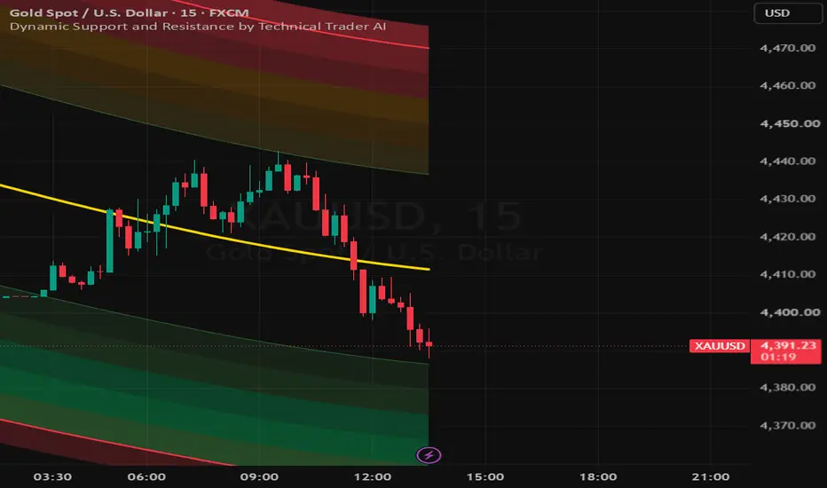 Dynamic Support and Resistance - Trading Monster — Indicator by ...