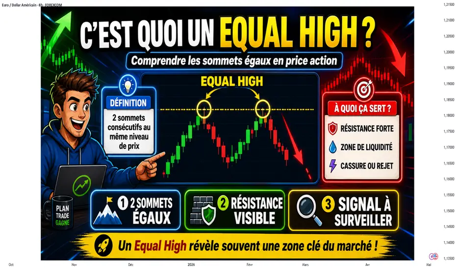 C'EST QUOI UN EQUAL HIGH ? pour FOREXCOM:EURUSD par PierreWinvest ...