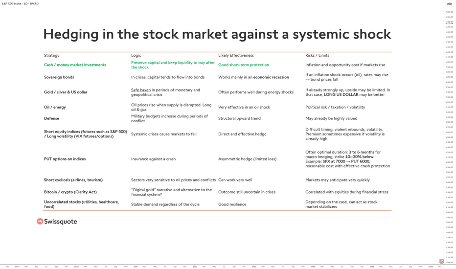 Hedging a stock portfolio against a systemic shock