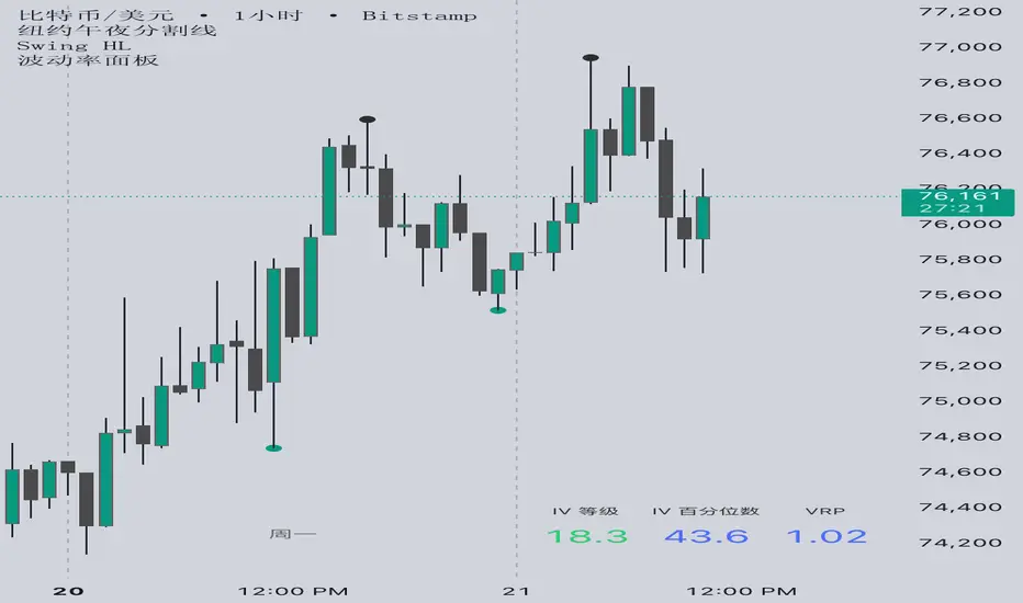 IV Dashboard — 指标由woxinghailong提供 — TradingView
