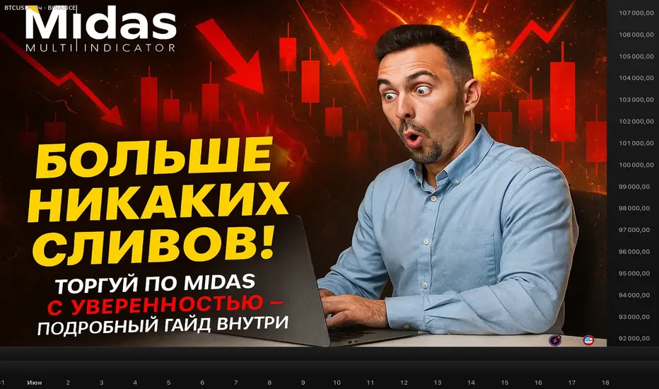 Торговая Стратегия по индикатору MIDAS по BINANCE:BTCUSD от Midas ...