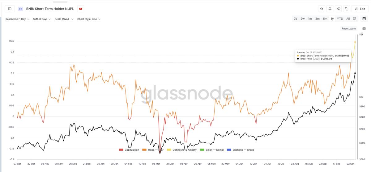 BNB Traders Sitting On Profit