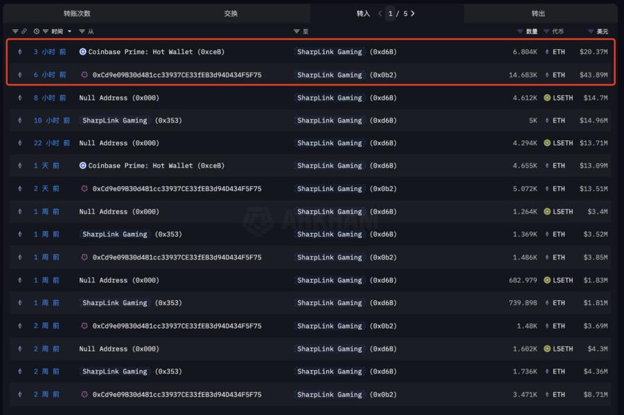 SharpLink Ethereum Alımları.