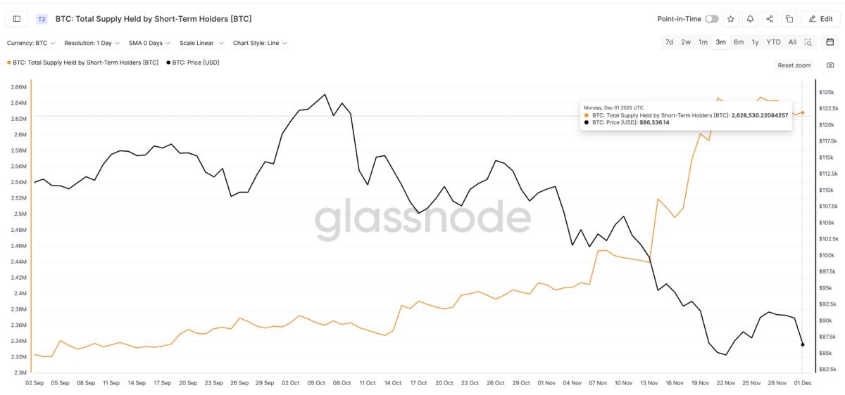 Short-Term Holders Keep Adding