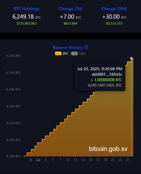 🟨"El Salvador aumenta le riserve di Bitcoin nonostante il FMI"