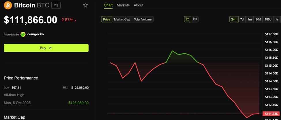 Bitcoin (BTC) Fiyat Performansı