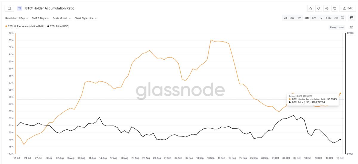 BTC Holders Still Accumulating
