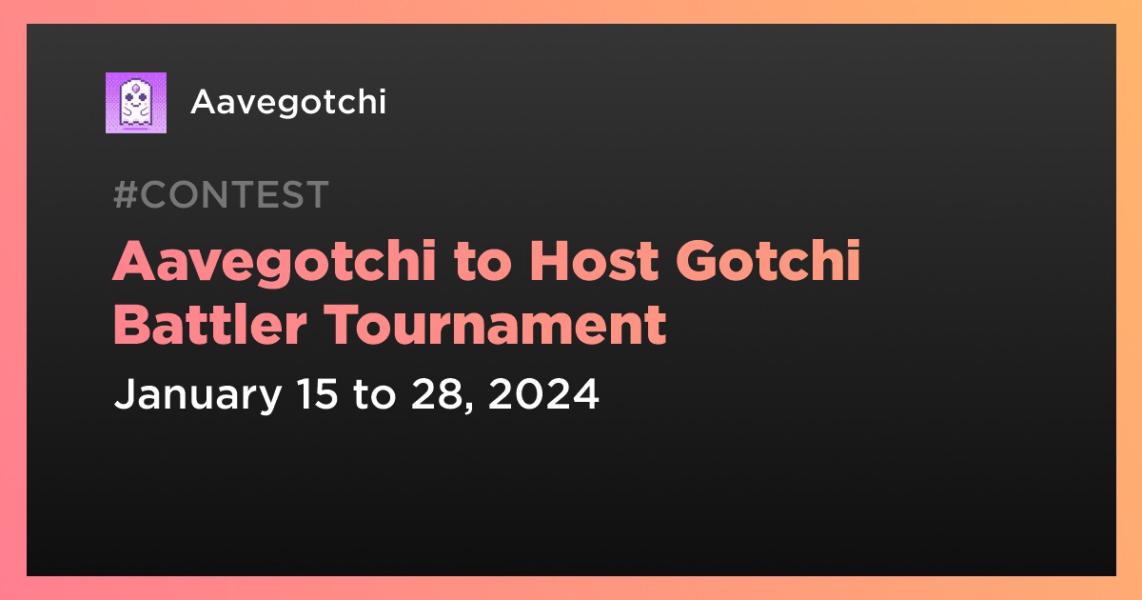 اخبارAavegotchi to Host Gotchi Battler Tournament