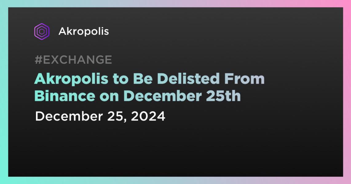 Delisting
