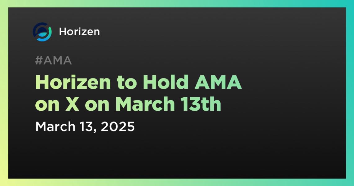 اخبارHorizen to Hold AMA on X on March 13th