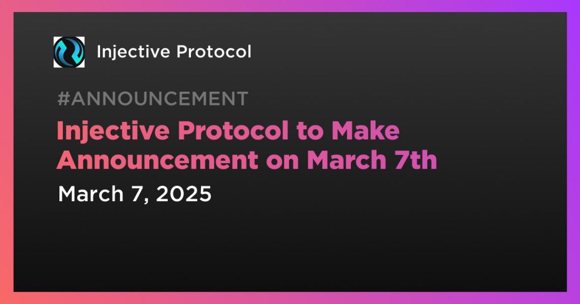 Announcement/