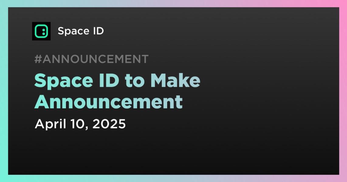 Announcement/