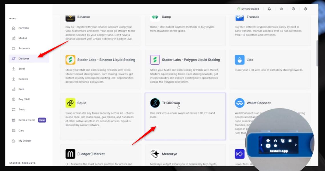 Ledger, Hardware Wallet, THORChain