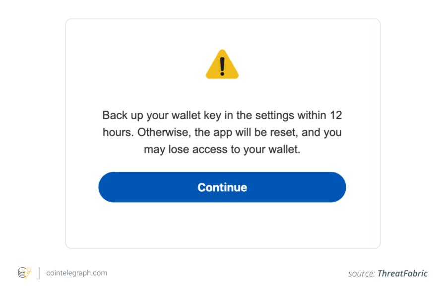 Crocodilus threatens users with a time limit, attempting to scare them into clicking