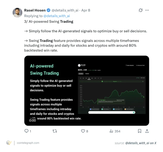 AI powered swing trading