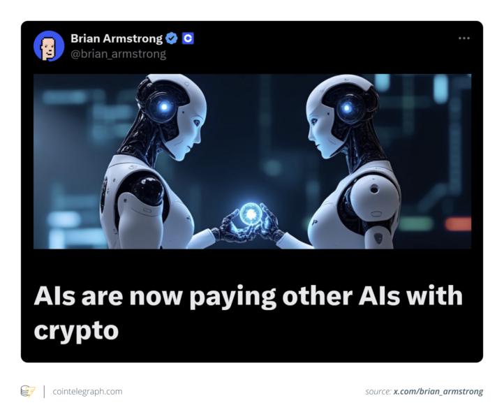 AIs are now paying other AIs with crypto