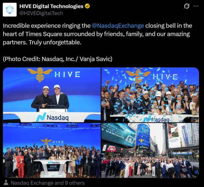 🟨"Hive Digital: Da Miner di Criptovalute a Leader in HPC"