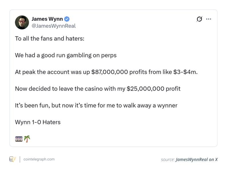 Wynn talking about leaving the casino