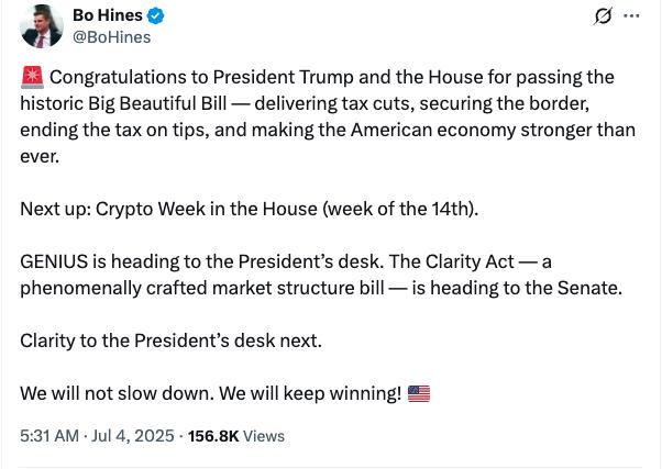 Republicanos dos EUA declaram ‘Semana das Criptomoeda’ para analisar 3 projetos de lei sobre criptomoedas — TradingView News 3 cointelegraph:cb03b4c50bc81 454799a020b1e0b1360da839f5570c59 resized