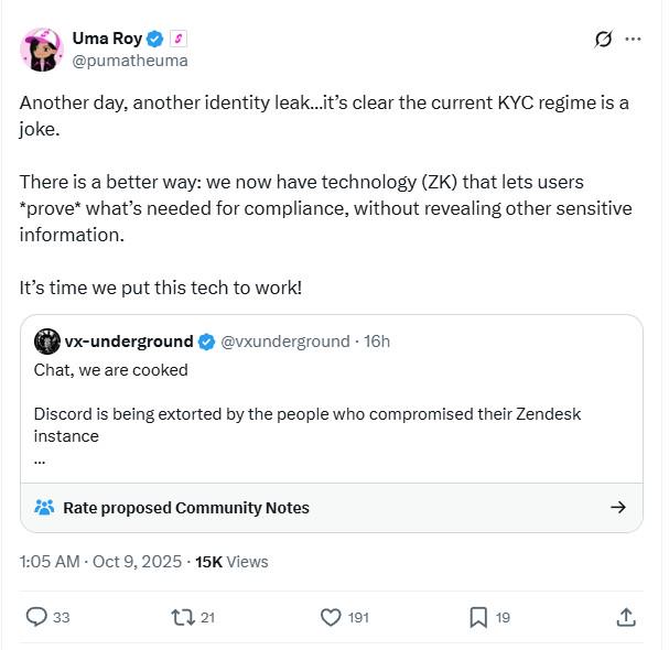 Uma Roy from Succinct. 