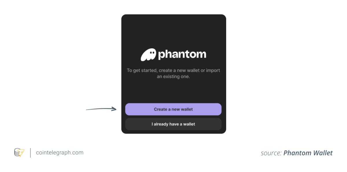create a new wallet