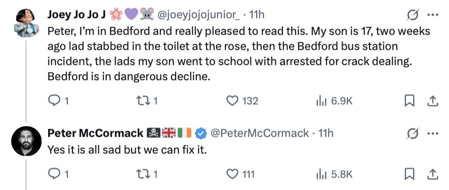 🟨"McCormack sfida la polizia: sicurezza privata a Bedford"