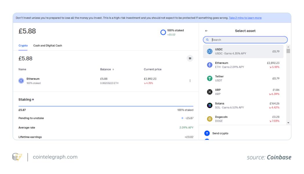 Buy/convert your funds to USDC