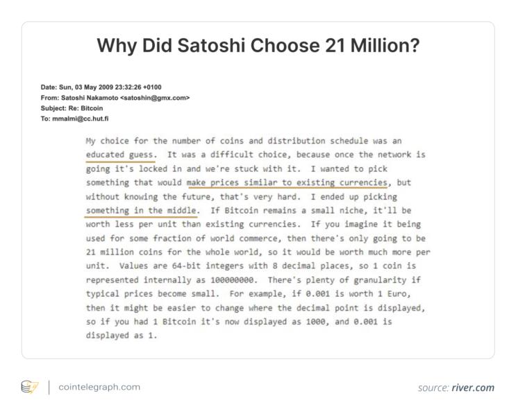 Why did Satoshi chose 21 million