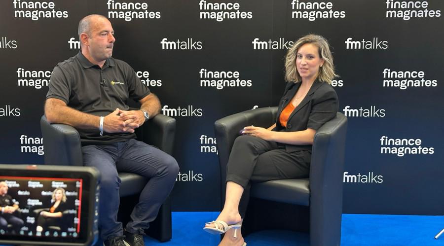 Jason Keogh, Sales Director of Digital Assets at Fusion Capital, talking to Finance Magnates