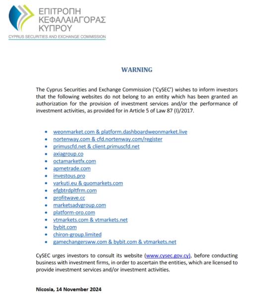 Source: CySEC