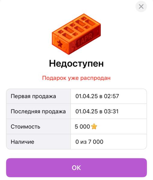 Павел Дуров заработал 95,8 млн рублей на NFT-кирпичах