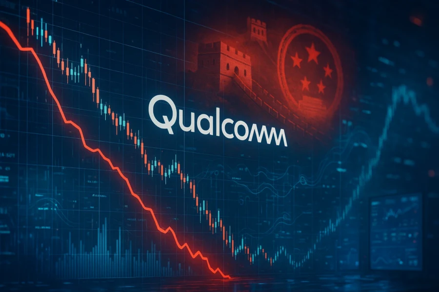 Qualcomm stock dips on China antitrust probe into Autotalks deal; analysts remain cautiously optimistic long-term.