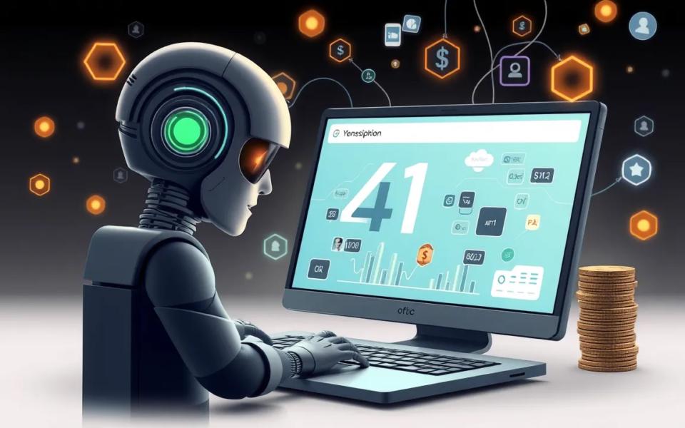 AI generated image of AI robot