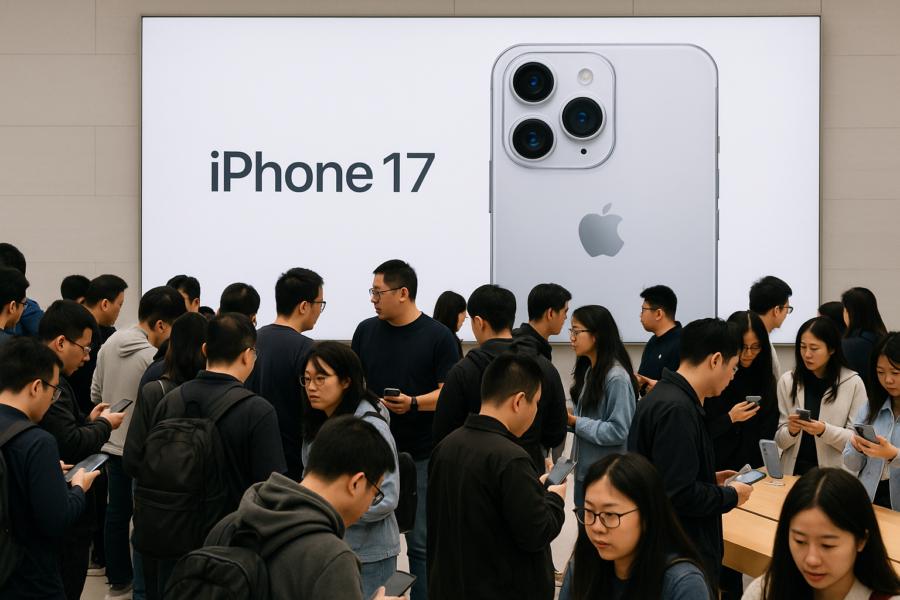 iPhone 17 launch draws 300 Beijing buyers, Apple eyes growth in China
