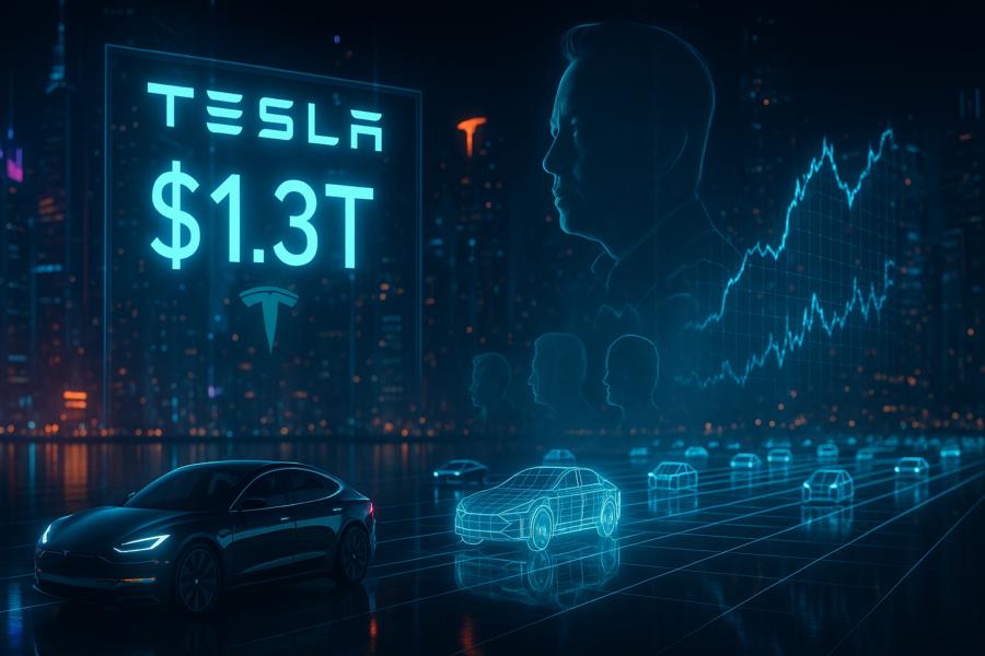 Tesla’s $1.3T valuation sparks debate over fundamentals vs. “Musk premium” as tech bets, governance issues and FSD trials loom.