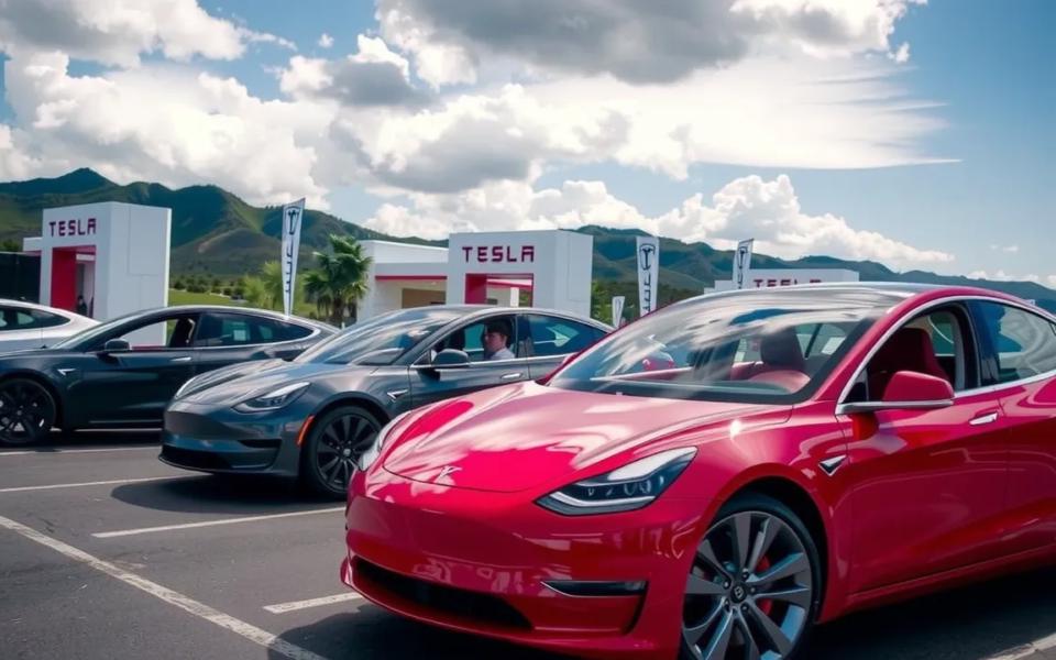 AI generated Tesla car