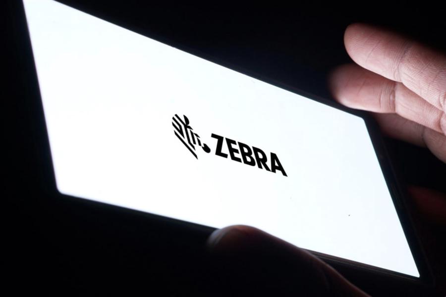Dhaka, bangladesh- 02 May 2024: Zebra Technologies logo is displayed on smartphone. — Stock Editorial Photography