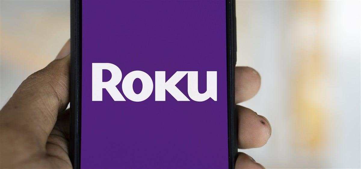 Dhaka, Bangladesh- 24 Oct 2024: Roku logo is displayed on smartphone.