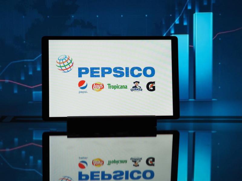 Germany - February 16, 2024: In this photo illustration, PepsiCo, Inc. logo seen displayed on a tablet