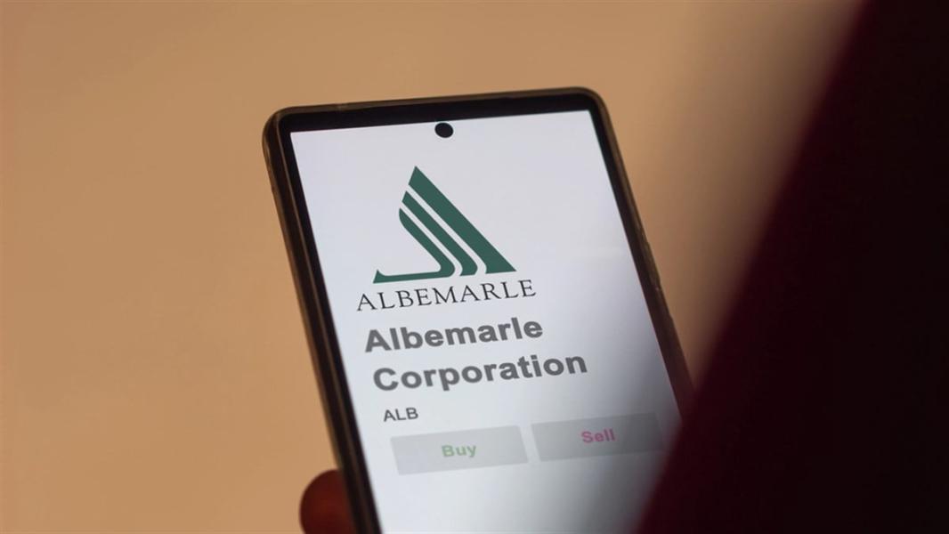 Albemarle logo on cellphone 