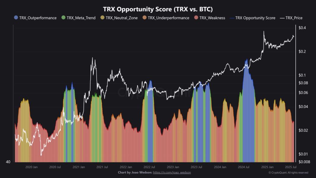 🟨"TRON in Crescita: Potrebbe Superare Bitcoin nel 2025?"